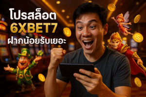 โปรสล็อต 6XBET7 ฝากน้อยรับเยอะ