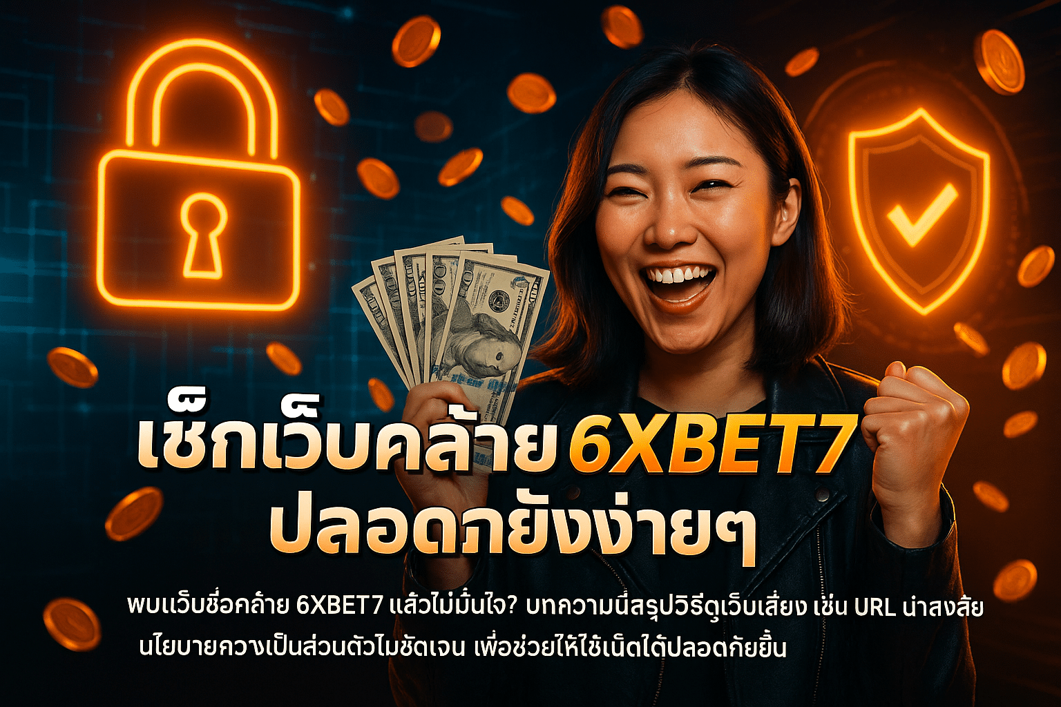เช็กเว็บแบบ 6XBET7 ปลอดภัยง่ายๆ